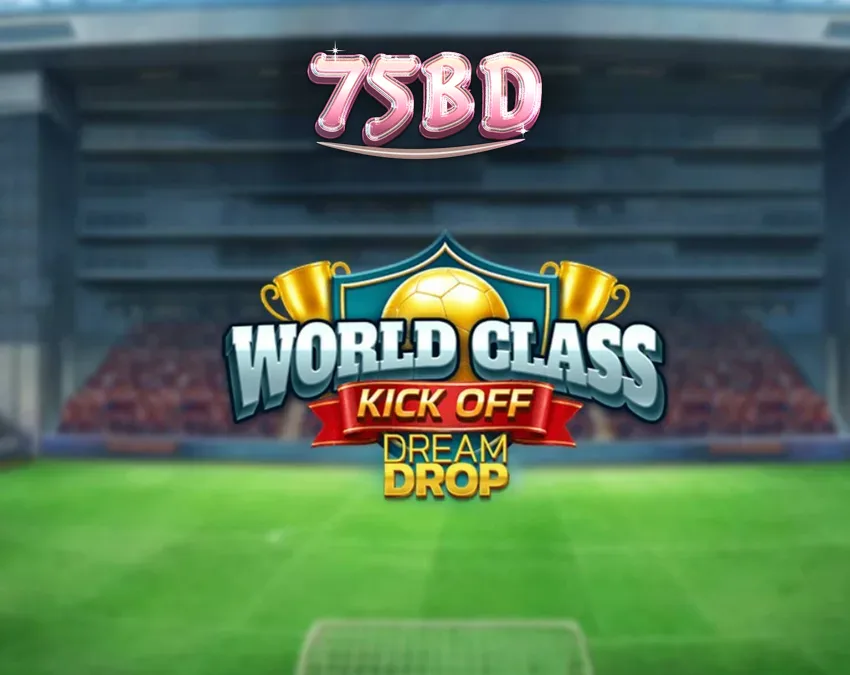 World Class Kick Off Dream Drop স্লট গেমের ইন্টারফেস